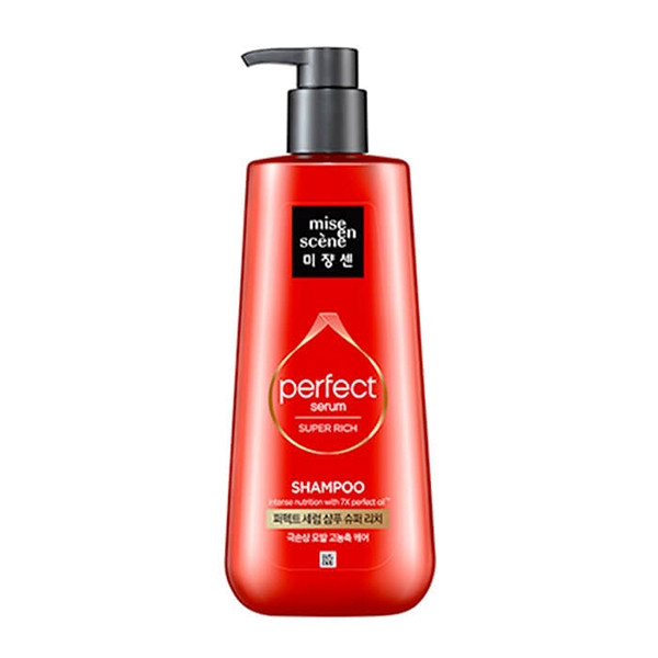 Шампунь для поврежденных волос MISE EN SCENE Perfect Serum Shampoo Super Rich