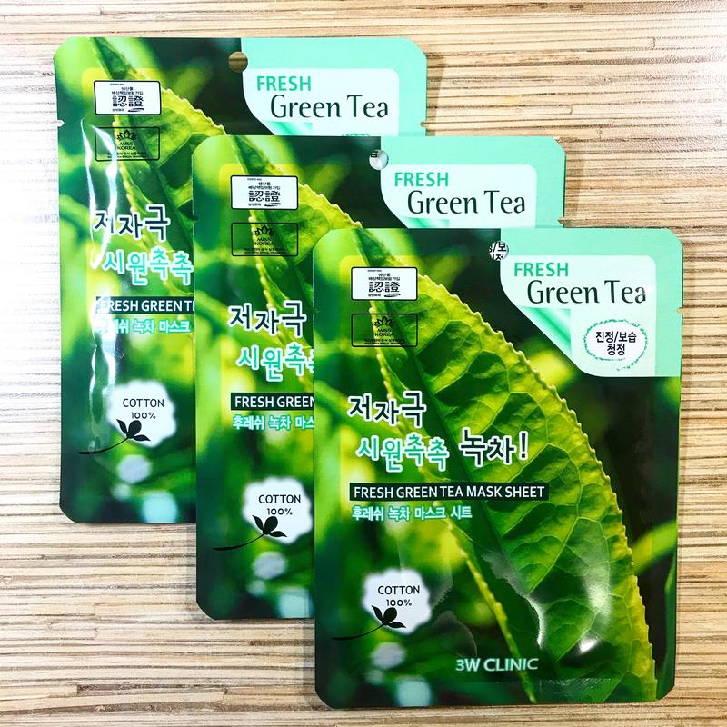 fresh green tea mask sheet