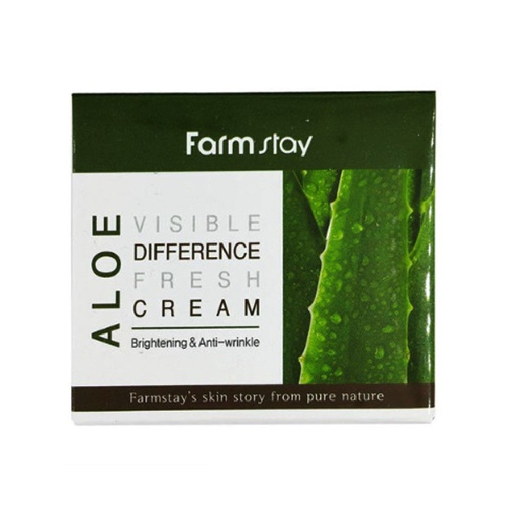 Освежающий крем с экстрактом алоэ FarmStay Aloe Visible Difference Fresh Cream
