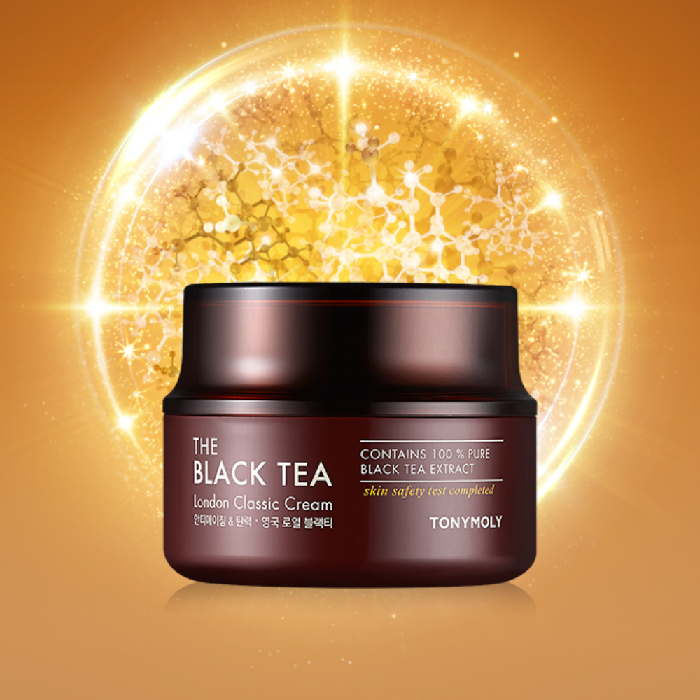 Антивозрастной крем для лица с экстрактом английского че TONYMOLY THE BLACK TEA London Classic Cream