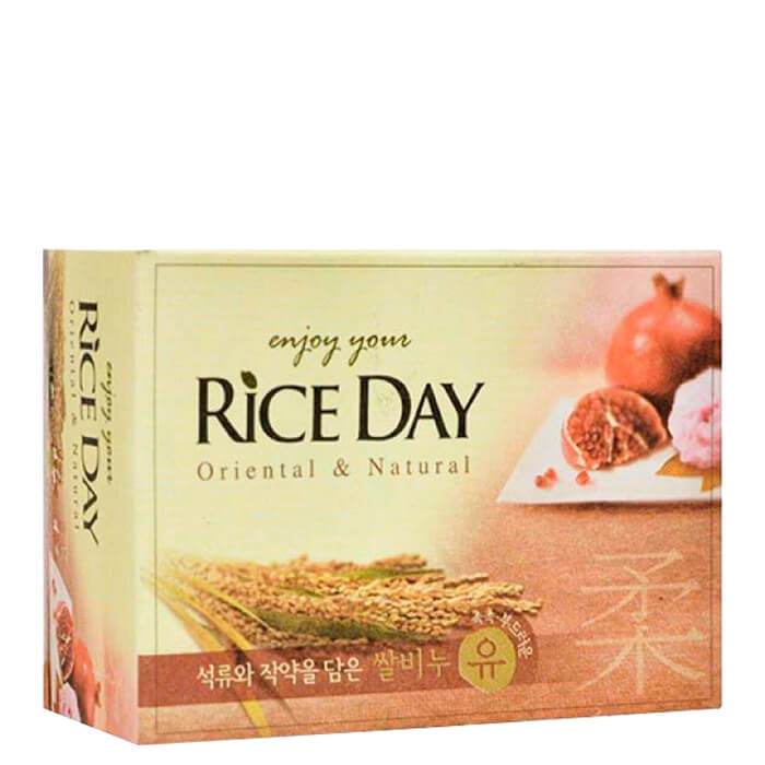 Мыло туалетное с экстрактом граната и пиона LION Riceday Soap (Yu) 100g