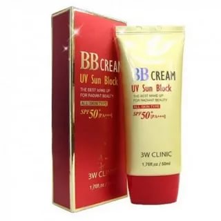 Солнцезащитный ВВ крем 3W CLINIC UV Sun Block BB Cream SPF50+/PA+++