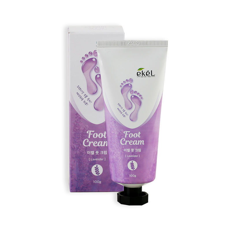 Успокаивающий крем для ног с экстрактом лаванды EKEL Foot Cream Lavender