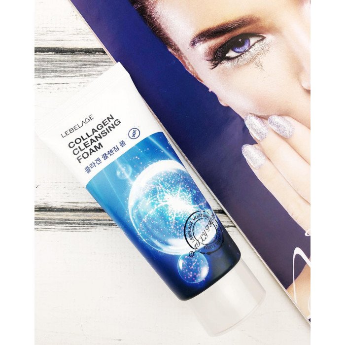 Пена для умывания с коллагеном Lebelage Cleansing Foam 180 мл Collagen