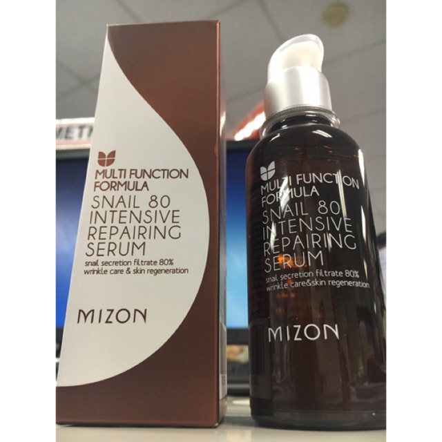 Концентрированная сыворотка с муцином улитки MIZON Multi Function Formula Snail 80 Intensive Repairing Serum