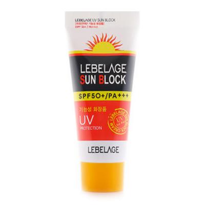 Солнцезащитный крем с улиточным муцином LEBELAGE UV Sun Block SPF 50+/PA+++