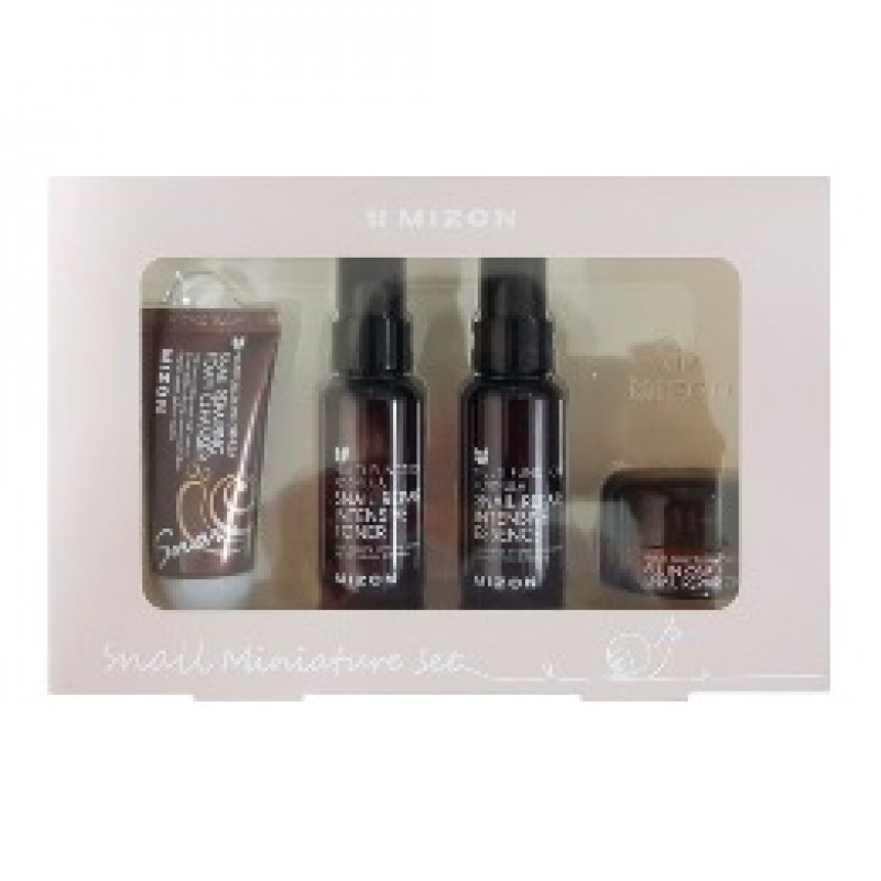Набор Миниатюр 30мл+50мл+50мл+15г MIZON Snail Miniature Set