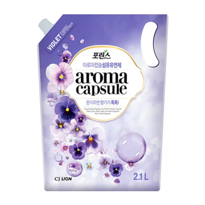 Кондиционер для белья с ароматом фиалки LION AROMA CAPSULE 2.1kg