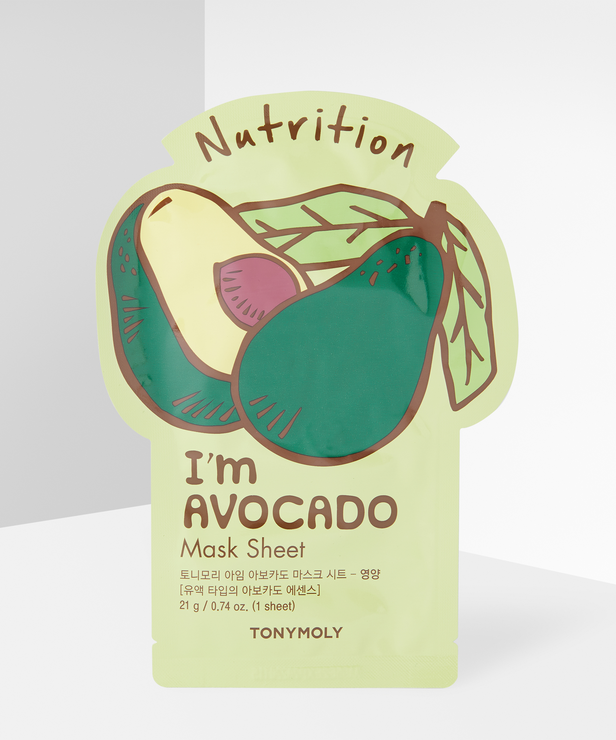 Питательная тканевая маска для лица с экстрактом авок TONYMOLY I'm AVOCADO Mask Sheet Nutrition