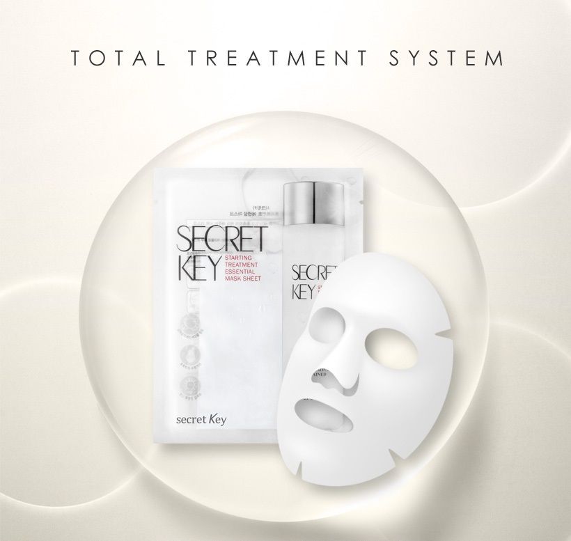 Увлажняющая тканевая маска с экстрактом галактомисиса Secret Key Starting Treatment Essential Mask Pack
