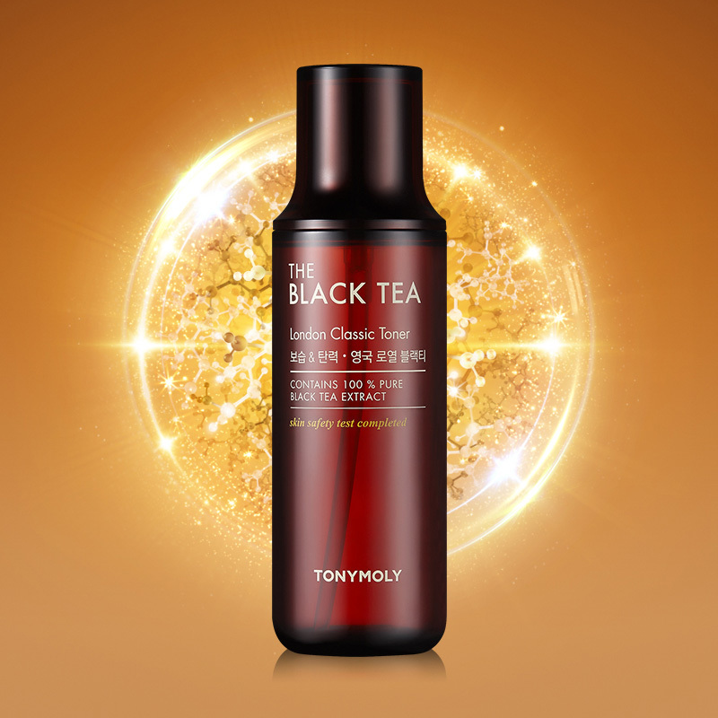 Антивозрастной тонер для лица с экстрактом английского черного чая TONYMOLY THE BLACK TEA London Classic Toner