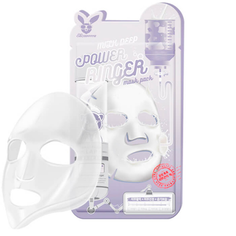 Тканевая маска с молочными протеинами Elizavecca Deep Power Ringer Mask Pack Milk