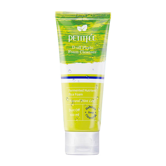 Глубоко очищающая пенка-скраб Petitfee D-off Phyto Foam Cleanser