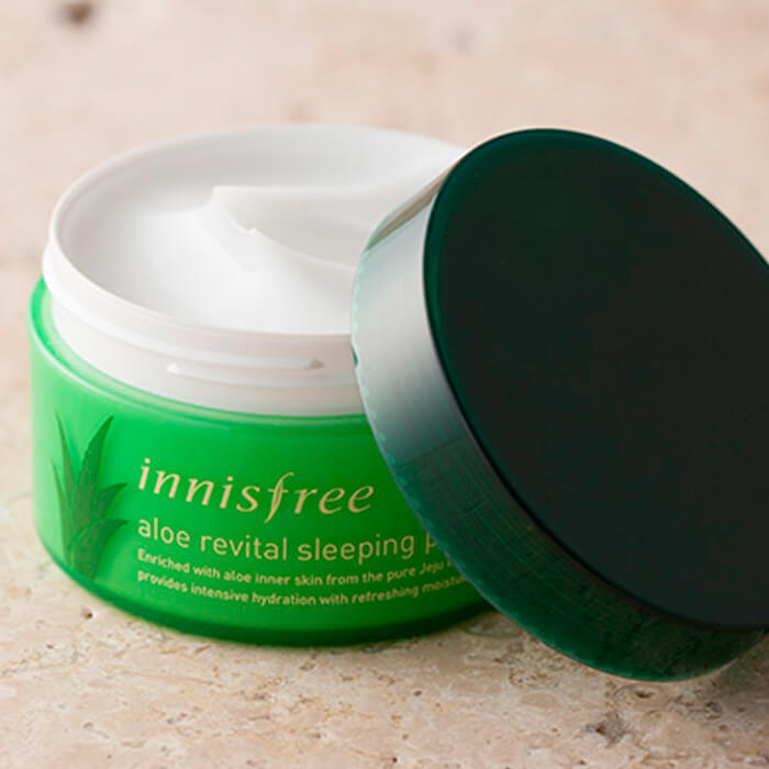 Ночная маска с алоэ вера Innisfree Aloe Revital Sleeping Pack