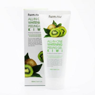 Гель c экстрактом киви FarmStay All In One Whitening Peeling Gel Cream Kiwi