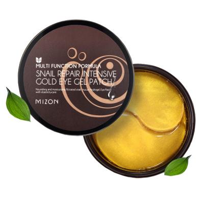Патчи под глаза гидрогелевые с муцином улитки 60шт MIZON SNAIL REPAIR INTENSIVE GOLD EYE GEL PATCH