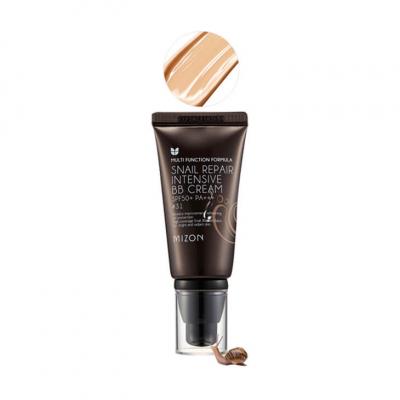 РА+++ #31 ББ-крем с экстрактом муцина улитки MIZON Snail Repair Intensive BB Cream SPF50+