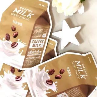Омолаживающая маска с экстрактом кофе и коллагеном A'PIEU Coffee Milk One-Pack