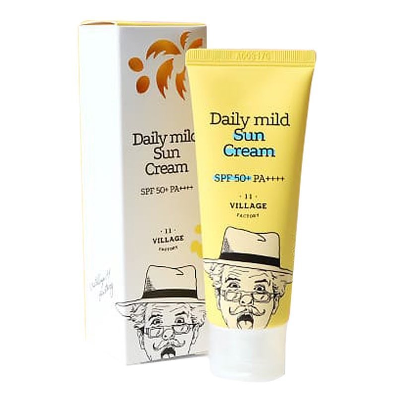 Солнцезащитный крем VILLAGE 11 FACTORY Daily Mild Sun Cream SPF 50+ PA++++ 50 мл