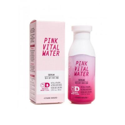 Увлажняющая сыворотка для лица с персиковой водой ETUDE HOUSE Pink Vital Water Serum