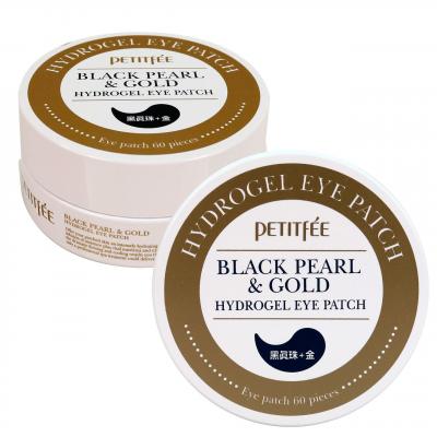 Гидрогелевые патчи для глаз Petitfee Black Pearl & Gold Eye Patch