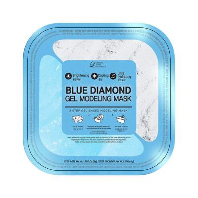 Альгинатная маска c алмазной пудрой (пудра+гель) Lindsay Blue Diamond Gel Modeling Mask