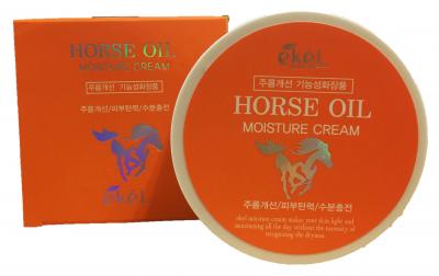 Увлажняющий крем для лица с экстрактом лошадиного жира EKEL Moisture Cream Horse Oil