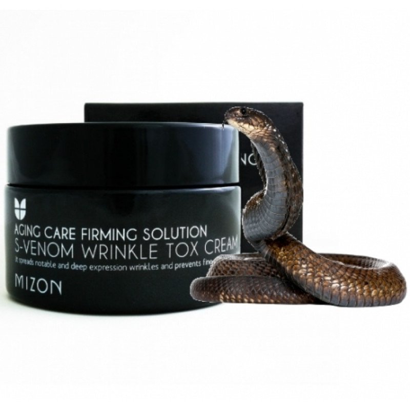 Антивозрастной крем со змеиным ядом MIZON S-Venom Wrinkle Tox Cream