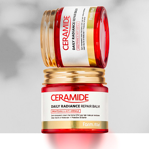 Укрепляющий крем-бальзам для лица c керамидами FarmStay Ceramide Daily Radiance Repair Balm