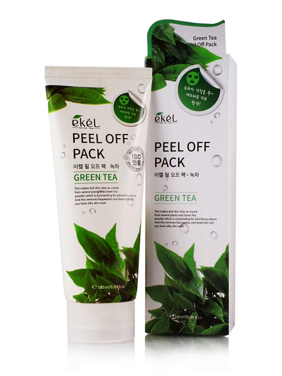 Маска-пленка с экстрактом зеленого чая EKEL Peel off pack Green Tea