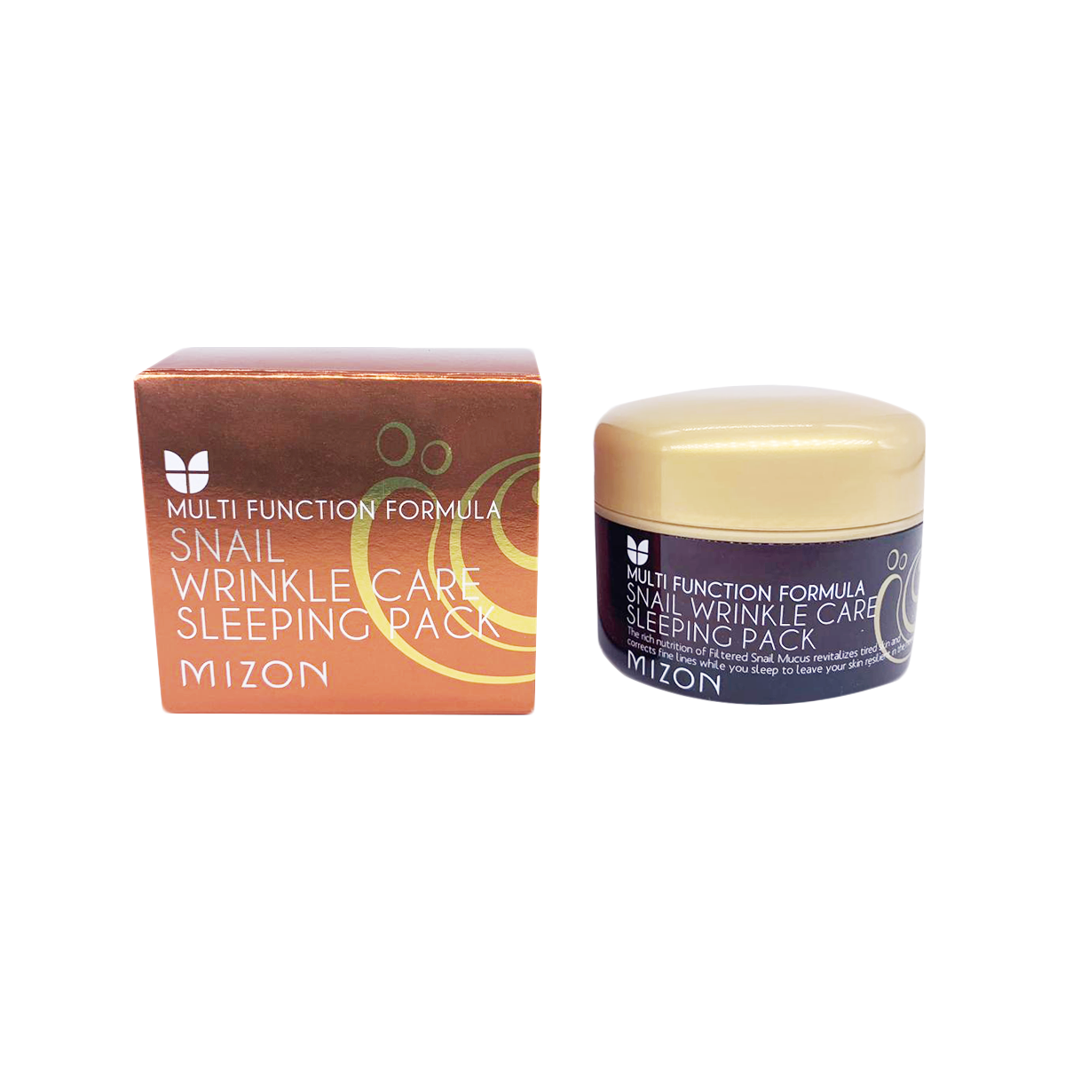 Ночная маска c экстрактом улитки MIZON Snail Wrinkle Care Sleeping Pack