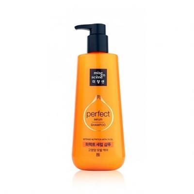 Питательный шампунь для поврежденных волос MISE EN SCENE Perfect Serum Shampoo