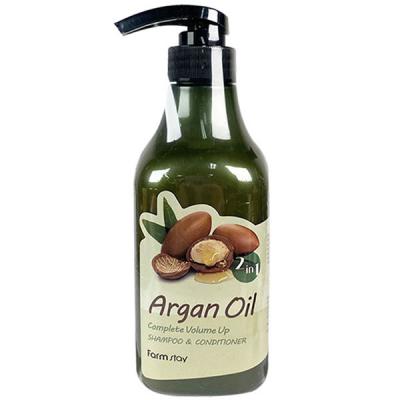 Шампунь-кондиционер с aргановым маслом FarmStay Argan Oil Complete Volume Up Shampoo & Conditione