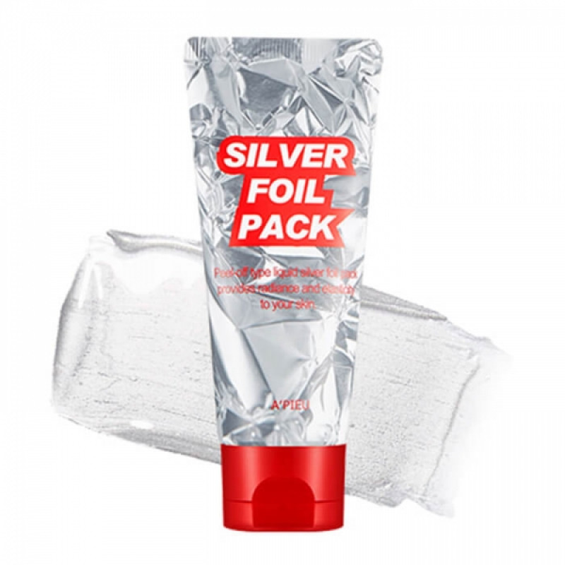 Серебряная маска-фольга A'PIEU Silver Foil Pack