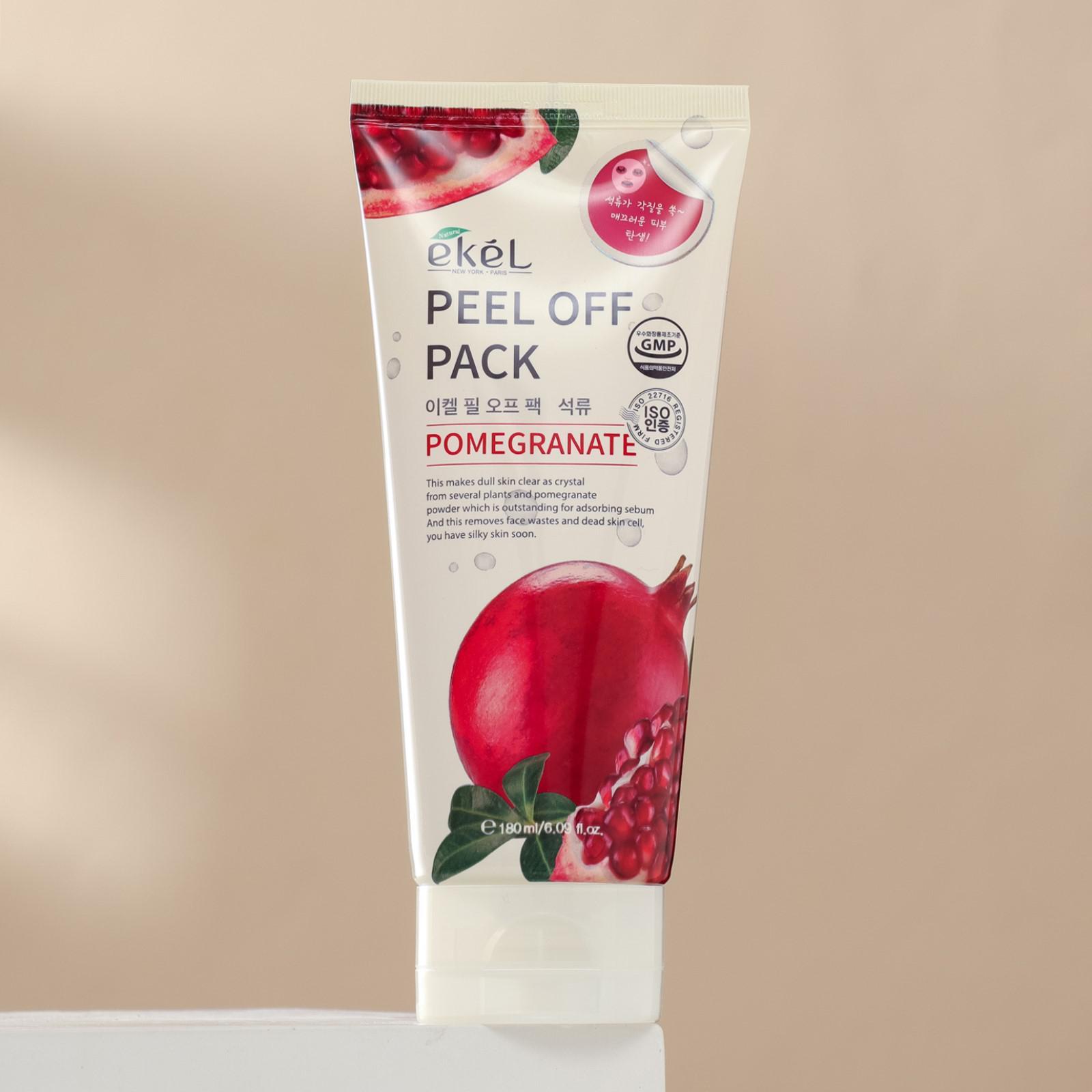Маска-пленка с экстрактом граната EKEL Peel off pack Pomegranate
