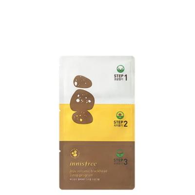 Трехступенчатый набор патчей для очищения кожи Innisfree Jeju Volcanic Blackhead 3 Step Program