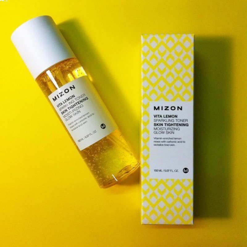 Витаминный тонер для сияния кожи MIZON Vita Lemon Sparkling Toner [POUCH]