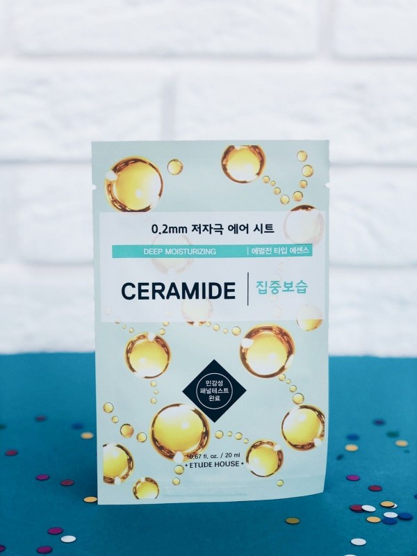 Маска для лица тканевая с керамидами ETUDE HOUSE 0.2 Therapy Air Mask Ceramide Deep Moisturizing