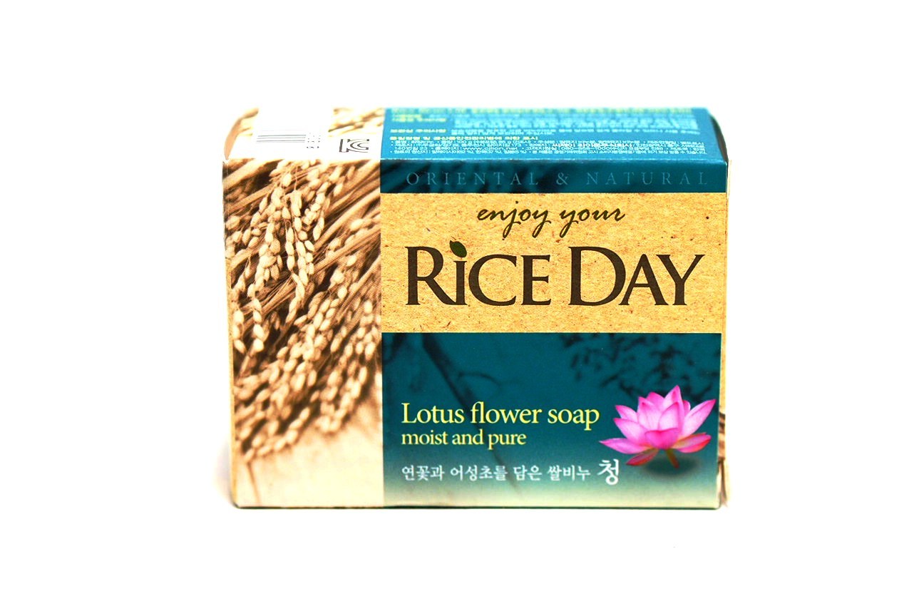 Мыло туалетное с экстрактом лотоса LION Riceday Soap (Cheong) 100g