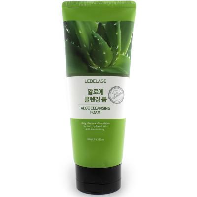 Пена для умывания с экстрактом алоэ Lebelage Cleansing Foam 180 мл - Aloe