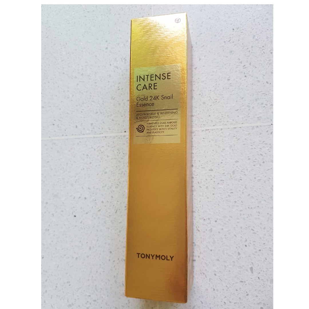 Эссенция для лица с муцином улитки и коллоидным золотом TONYMOLY INTENSE CARE GOLD 24K SNAIL ESSENCE