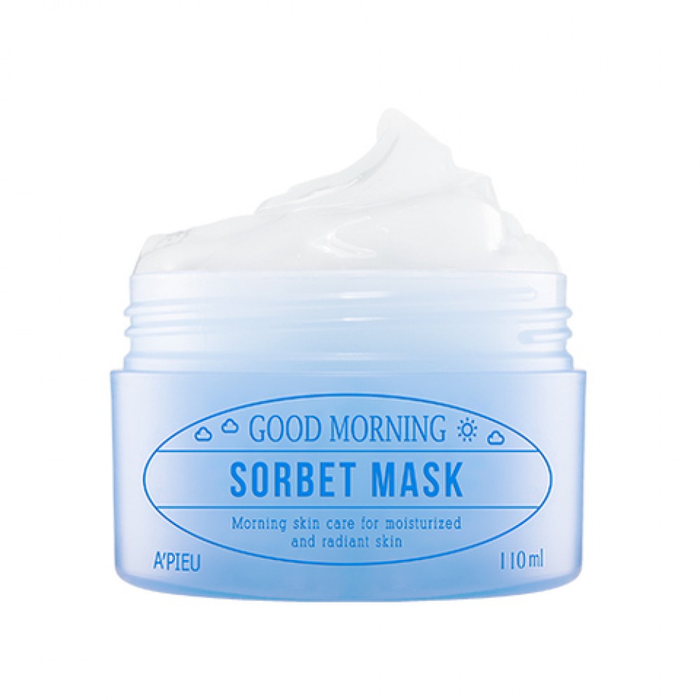 Morning mask. Корейская сорбет маска. A'PIEU маска-сорбет для лица good morning Sorbet Mask. A"PIEU good morning Sorbet Mask 105 мл. A'PIEU good morning Sorbet Mask 100 мл.