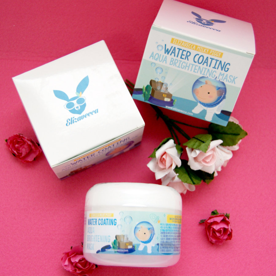 Увлажняющая маска для сияния кожи Elizavecca Milky Piggy Water Coating Aqua Brightening Mask
