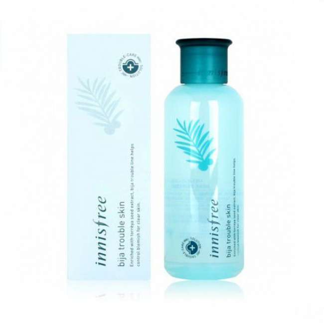 Тоник для проблемной кожи лица с маслом торреи Innisfree Bija Trouble Skin
