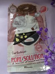 Трехступенчатая маска для проблемной кожи Elizavecca Pore Solution Super Elastic Mask Pack