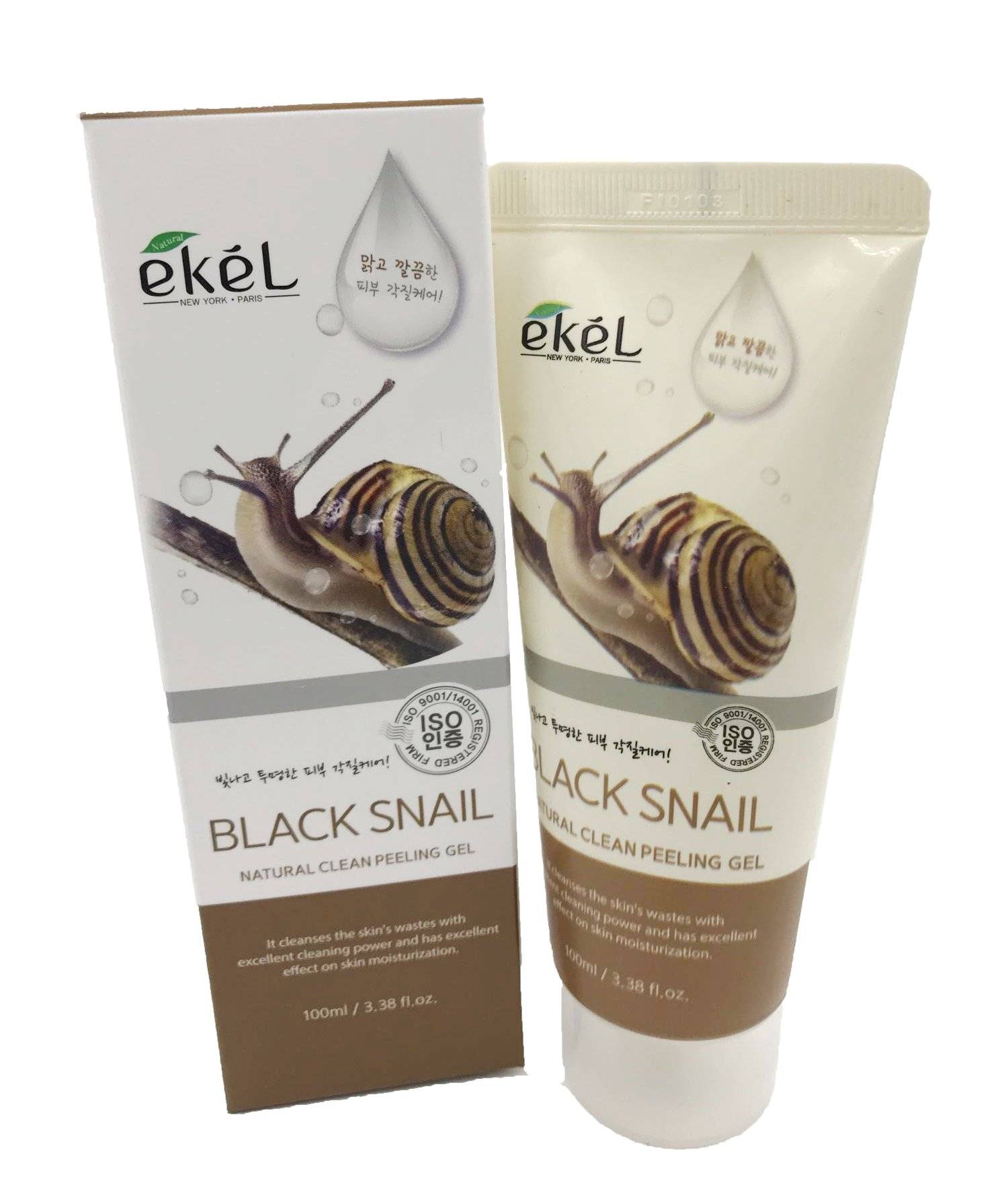 Пилинг для лица с экстрактом улиточного муцина Ekel Peeling Gel 100 мл Black Snail