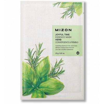 Тканевая маска для лица с комплексом травяных экстрактов MIZON Joyful Time Essence Mask Herb