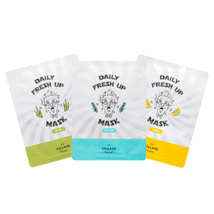 Успокаивающая тканевая маска с экстрактом чайного дерева VILLAGE 11 FACTORY Daily Fresh up Mask Tea Tree
