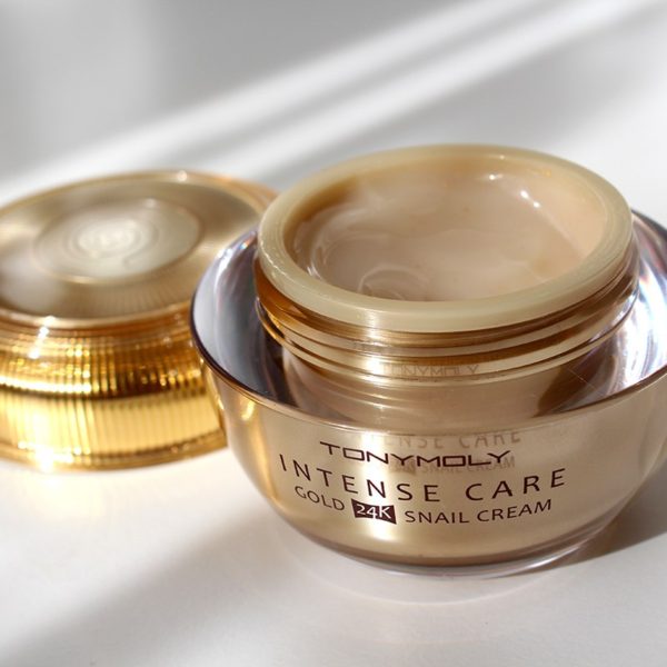 Крем для лица с муцином улитки и коллоидным золотом TONYMOLY INTENSE CARE GOLD 24K SNAIL CREAM