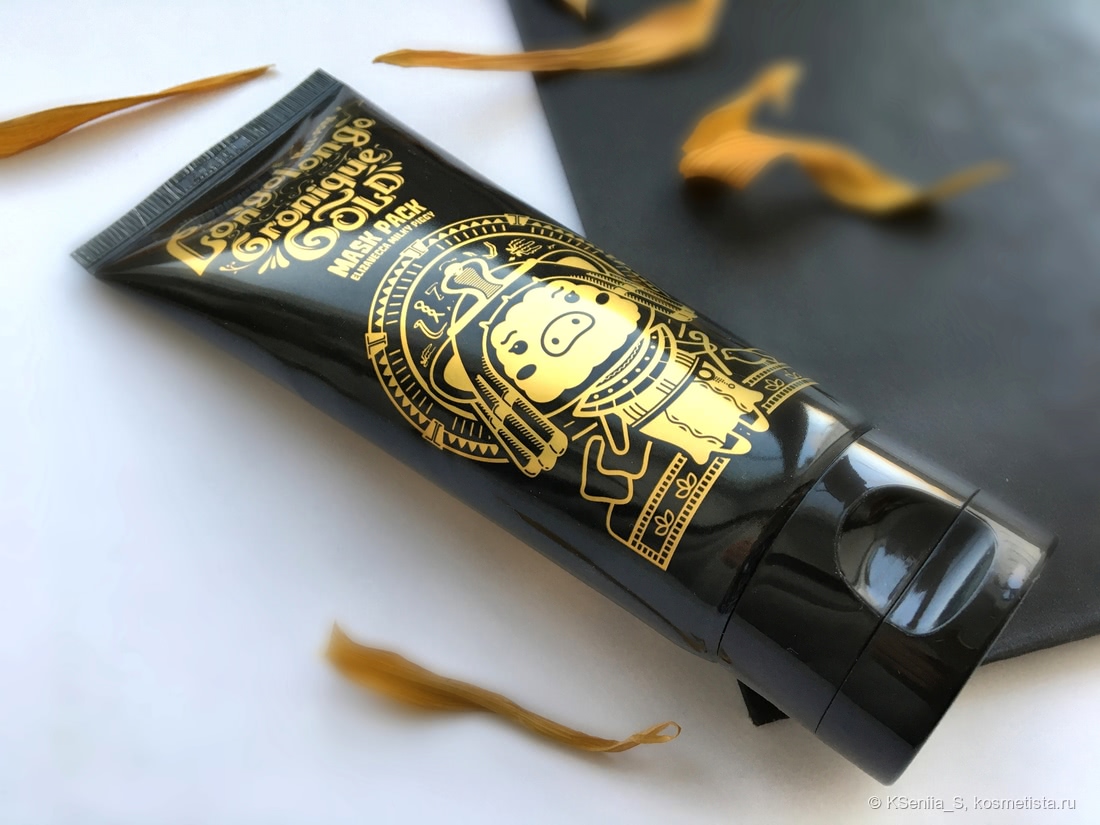 Золотая омолаживающая маска Elizavecca Milky Piggy Hell-Pore Longolongo Gronique Gold Mask Pack